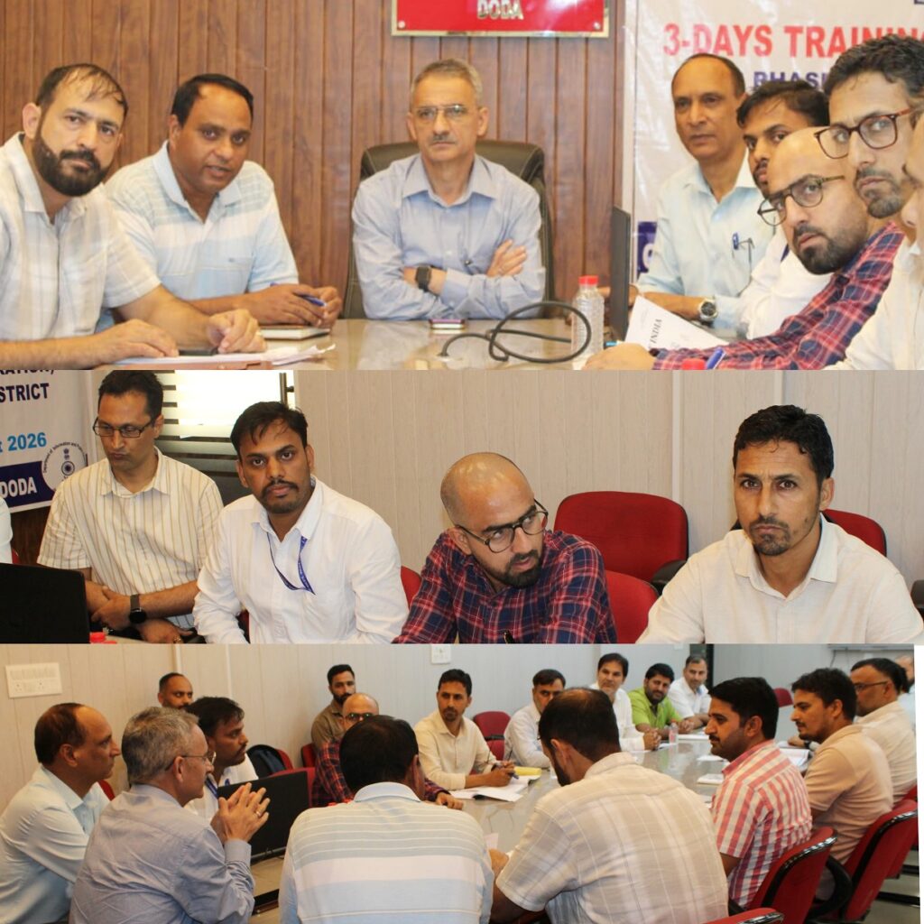 3-day training for Census-2027 Phase-II concludes at Doda