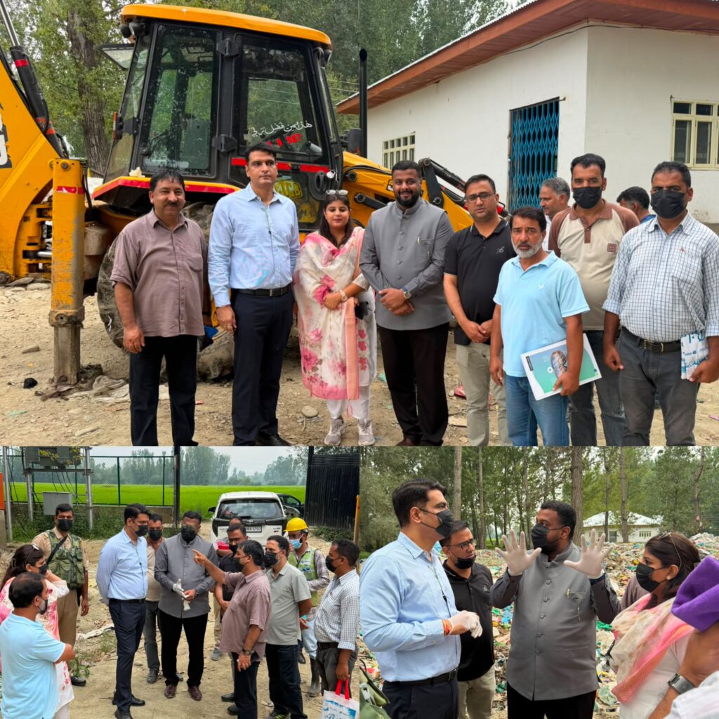ADC Anantnag Inspects SWM Treatment Plant at Uranhall