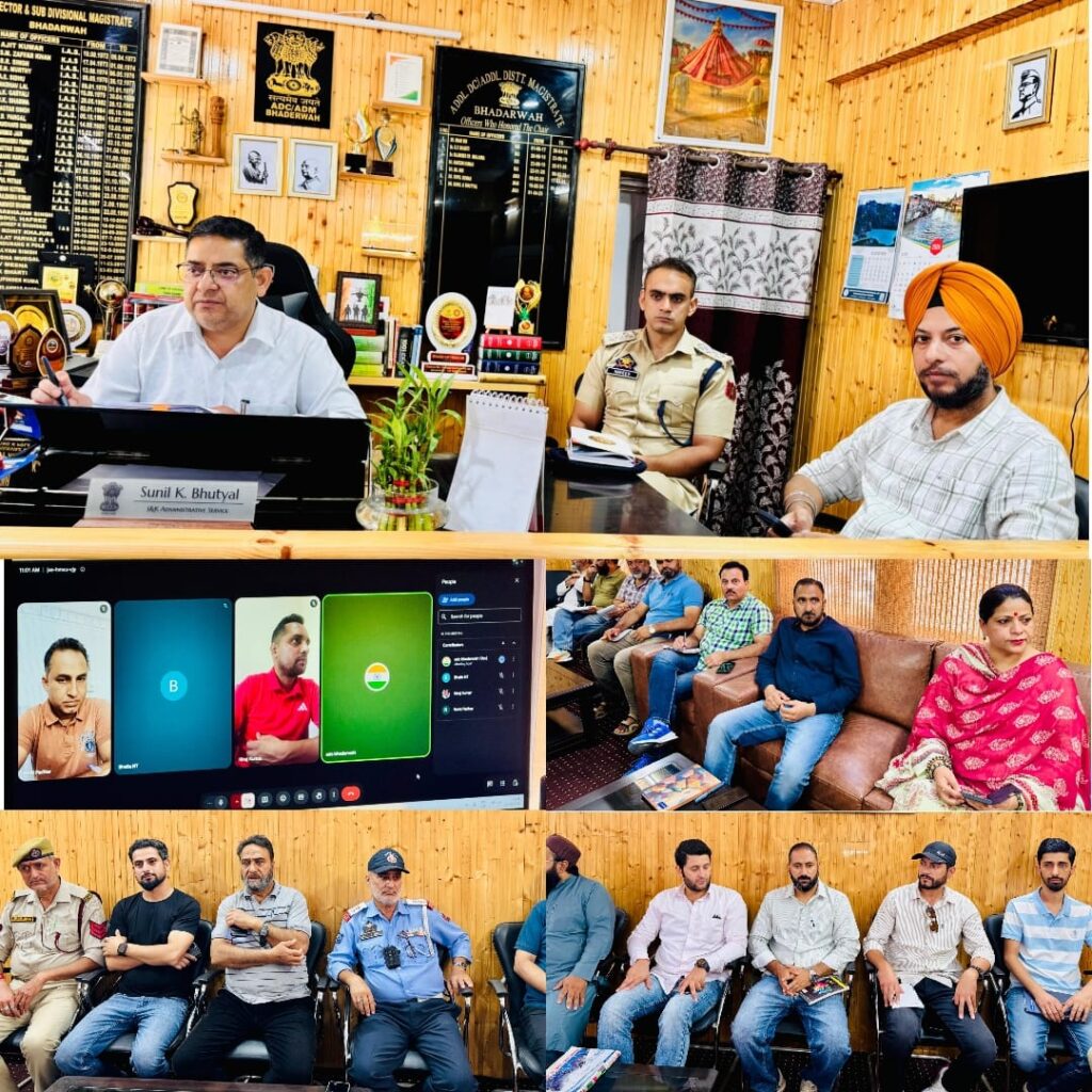 ADC Bhaderwah finalizes arrangements for Eid-Milad-un-Nabi