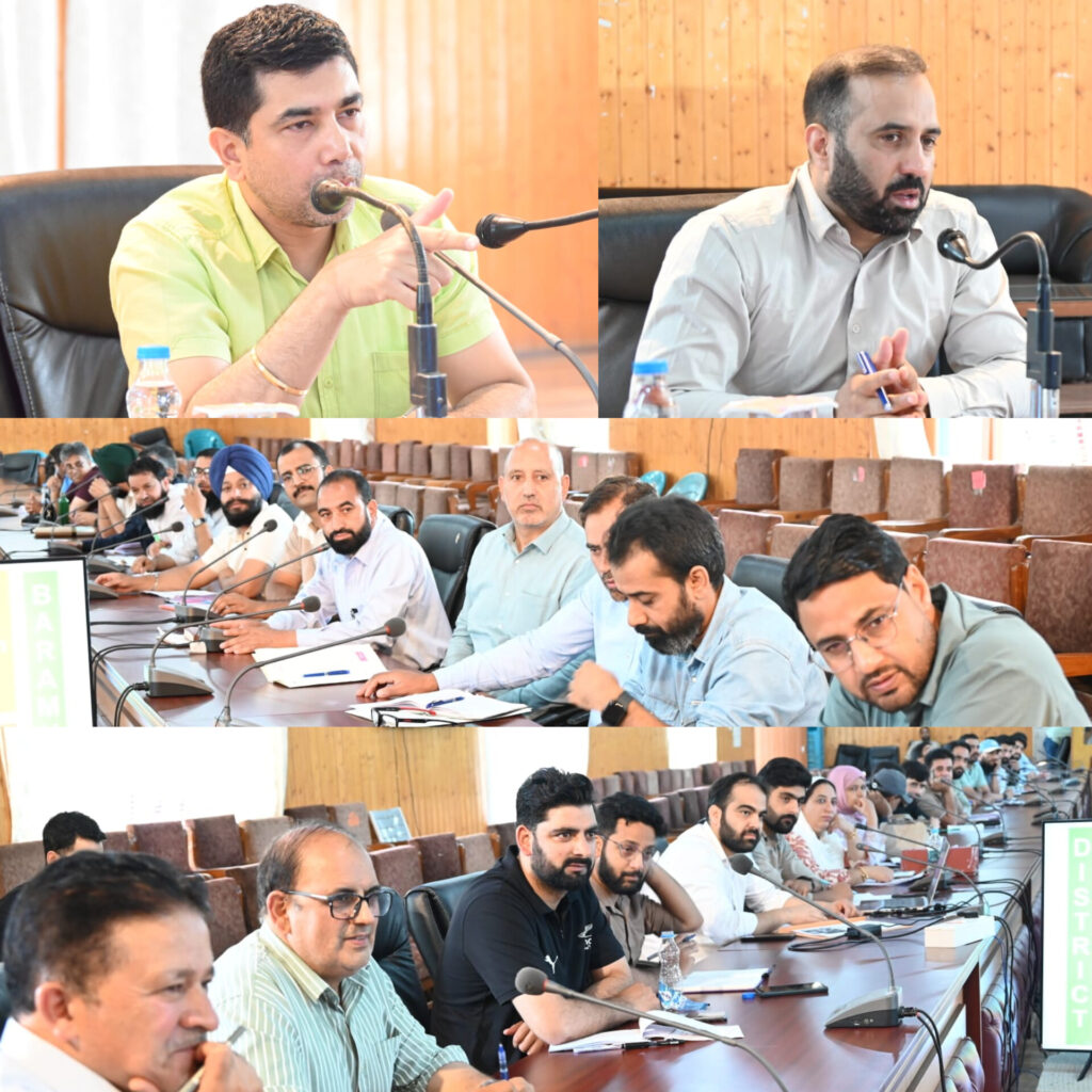 ADDC Baramulla reviews progress of works under SBM-G, District Capex