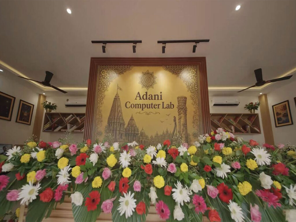 “Heartening to see students connecting with technology”: Adani Foundation builds computer lab in Ayodhya Nishulk Gurukul Mahavidyalaya