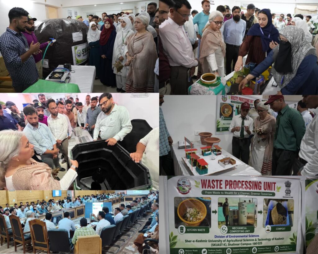 Bandipora hosts Exhibition on Home Composting and Scientific Wet Waste Management