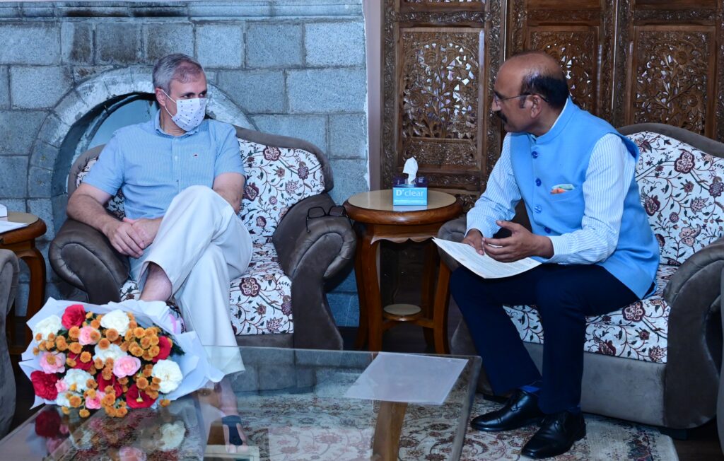 CM Omar Abdullah meets legislators, delegations and individuals at Raabita