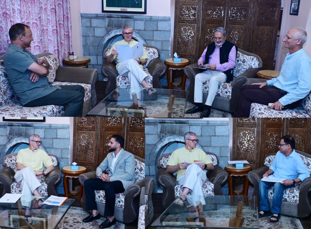 CM Omar Abdullah meets several individuals, deputations at Raabita
