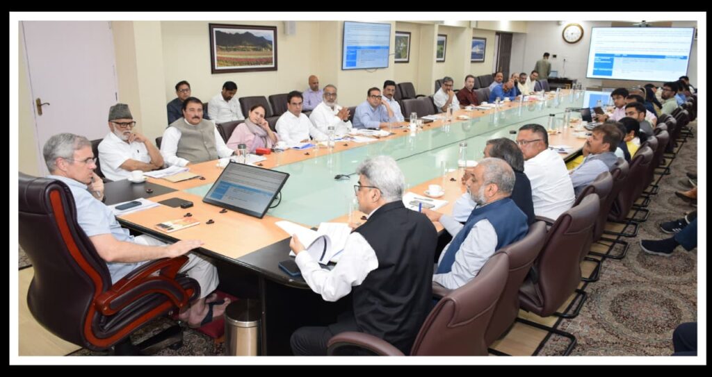 CM Omar Abdullah reviews drainage system of Srinagar city