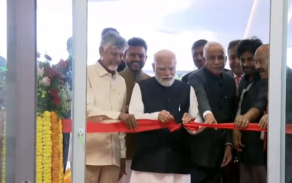 PM Modi inaugurates Alluri Sitarama Raju International Airport at Bhogapuram in Andhra Pradesh
