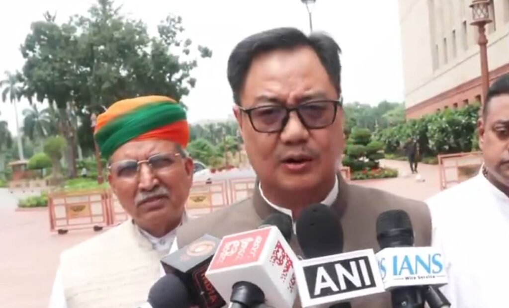 “Government ready for discussion on students’ movements, but opposition must not disrupt Home Minister’s reply”: Kiren Rijiju