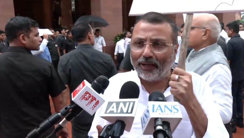 BJP MP Nishikant Dubey slams Rahul Gandhi’s “double standards” on Jharkhand protests