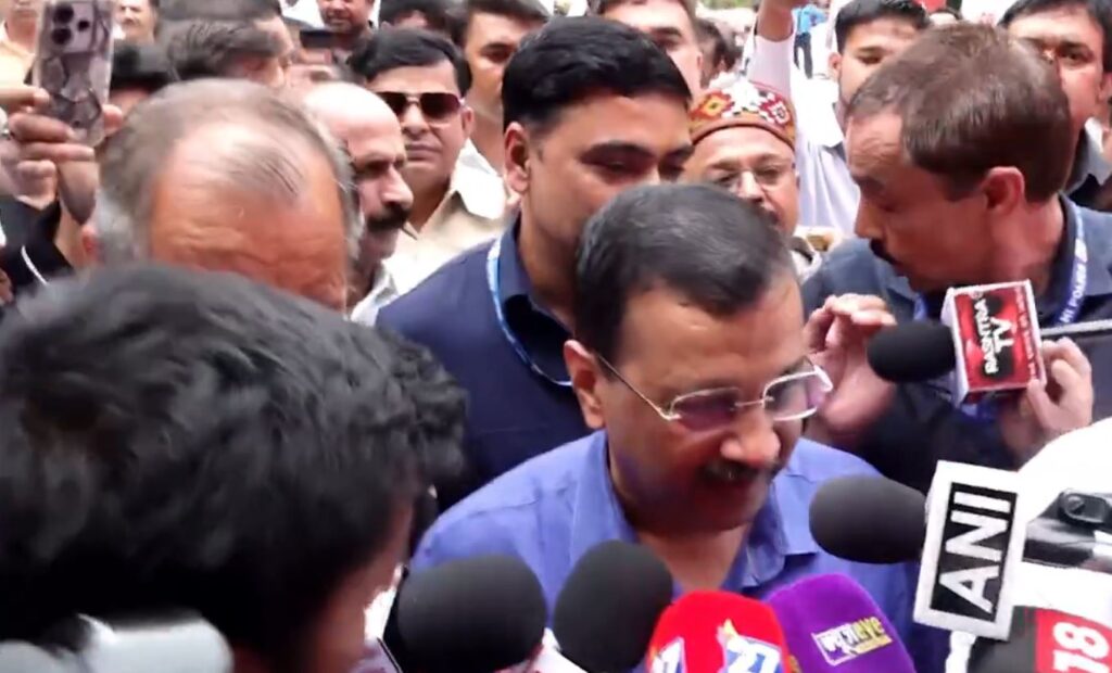 AAP National Convenor Arvind Kejriwal holds national townhall programme against E20 policy in Delhi