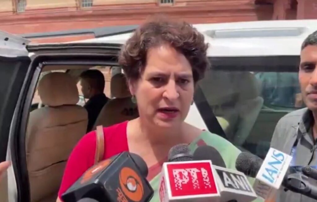 Ram temple wasn’t state subject when BJP derived political mileage from it: Priyanka Gandhi Vadra