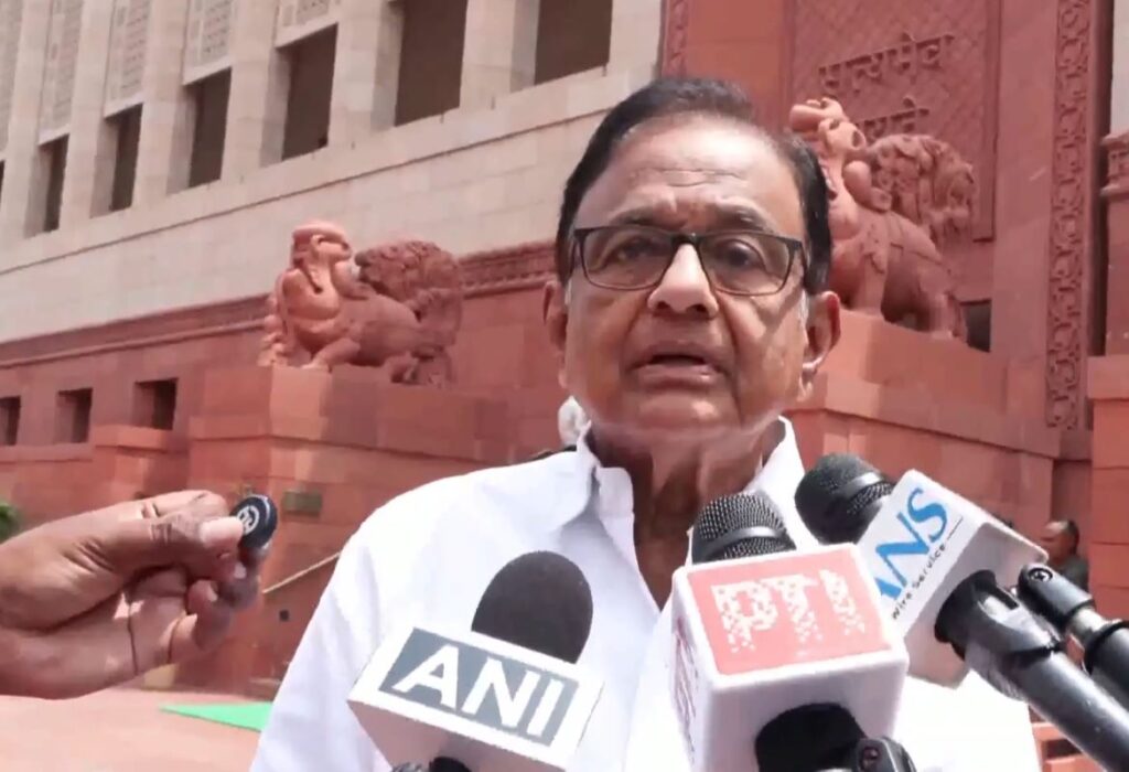 Congress Rajya Sabha MP P Chidambaram opposes delimitation bill, says southern states cannot be punished for family planning