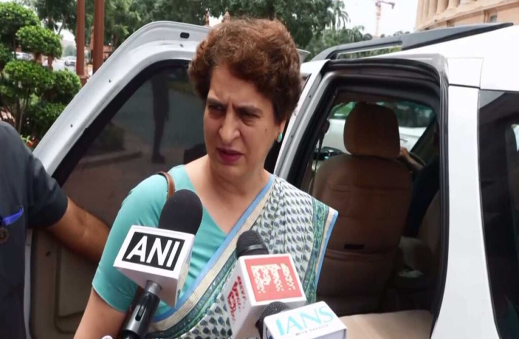 “Don’t know what they are afraid of:” Congress MP Priyanka Gandhi Vadra on the cancellation of the ‘Chhatron Ki Goonj’ programme