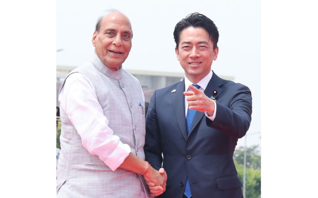 “Konichiwa Koizumi San!”: Defence Minister Rajnath Singh welcomes Japanese counterpart on maiden visit to India