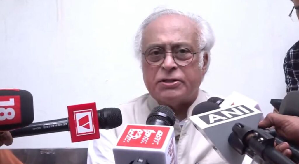 “Simple demand, register FIR and give FIR number”: Jairam Ramesh as Congress leaders protest over alleged use of pellet guns on July 20