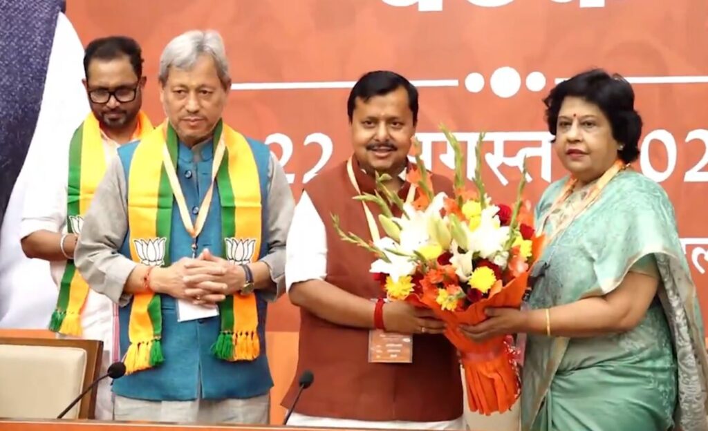 Nitin Nabin holds first meeting with BJP’s new national team