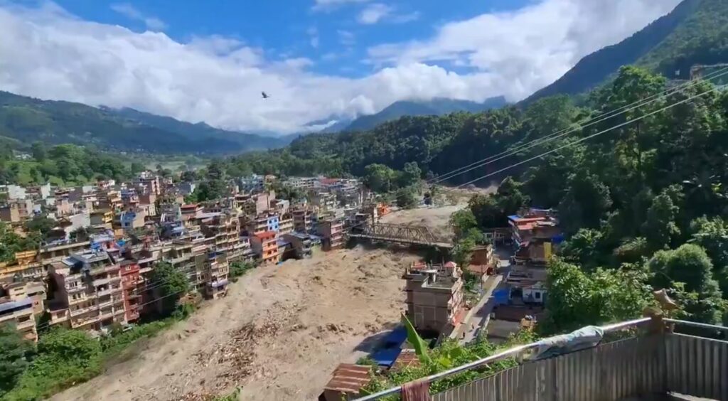 Sudden flood sweeps through northern Nepal, alert issued