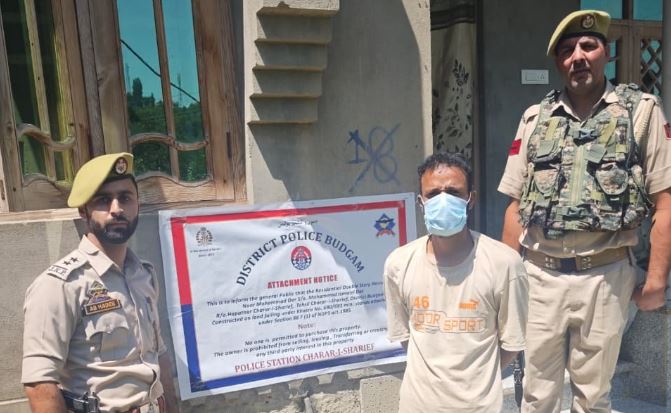 J&K Police attach two-storey house in Budgam under NDPS Act