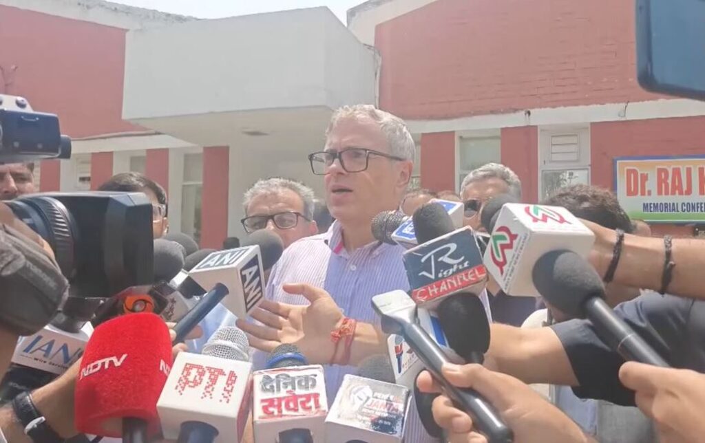 CM Omar Abdullah assures rehabilitation, compensation during visit to flash flood-hit Rajouri