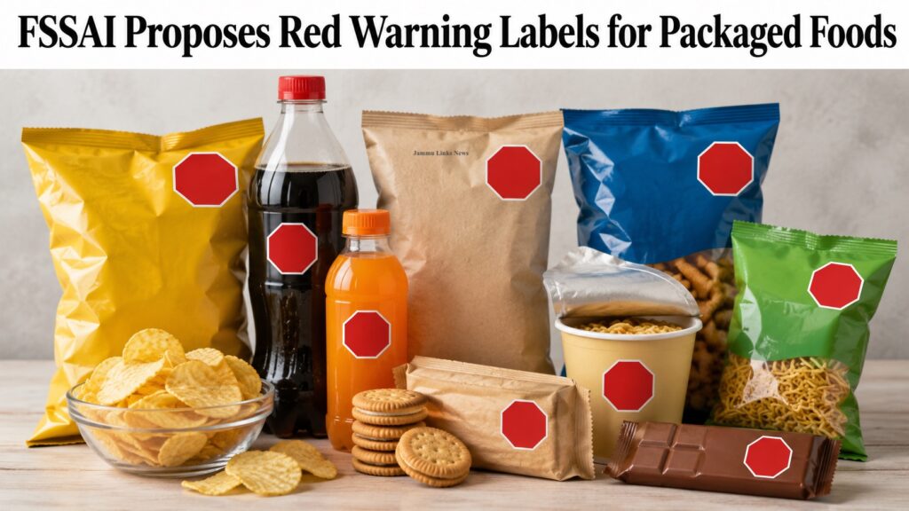 FSSAI Proposes Red Warning Labels for Packaged Foods High in Sugar, Salt, Fat