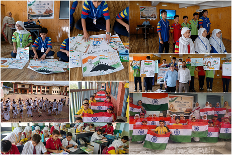 Cultural Unit Srinagar organises Patriotic Programmes at GMS Soura, Police Public School Bemina