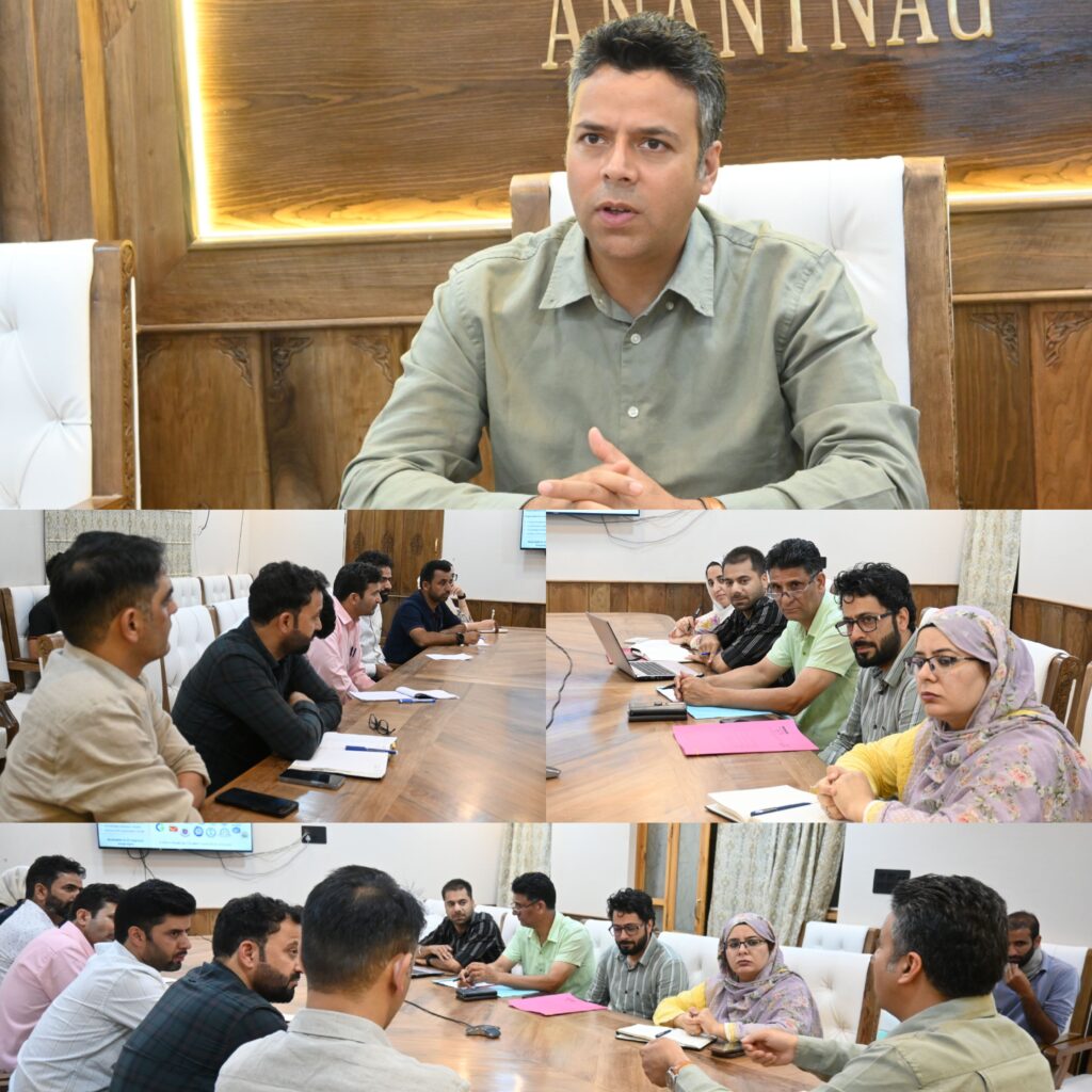 DC Anantnag chairs MY Bharat District Advisory Committee meeting
