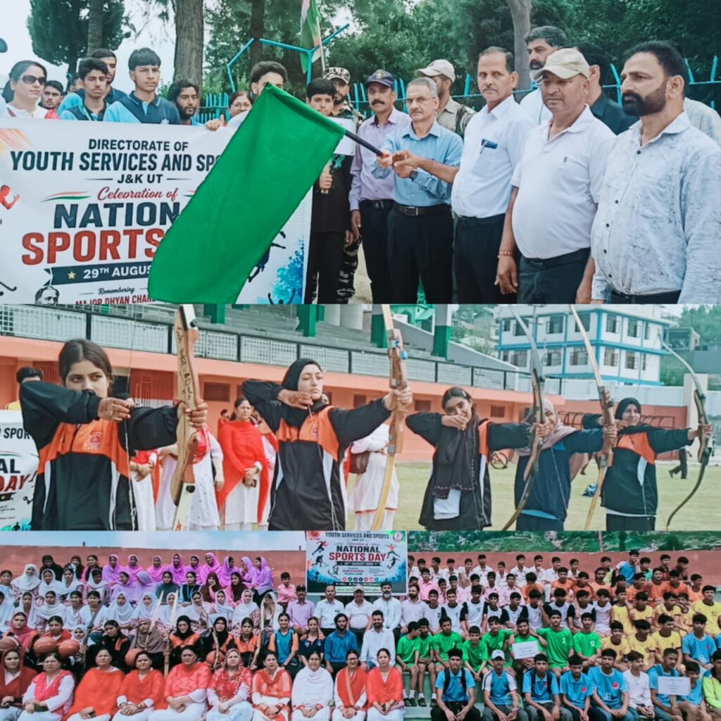 DC Doda flags off Sports Rally as District hosts Grand National Sports Day celebrations