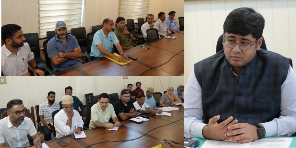 DC Ganderbal reviews arrangements for Eid-ul-Milad-un-Nabi (S.A.W)