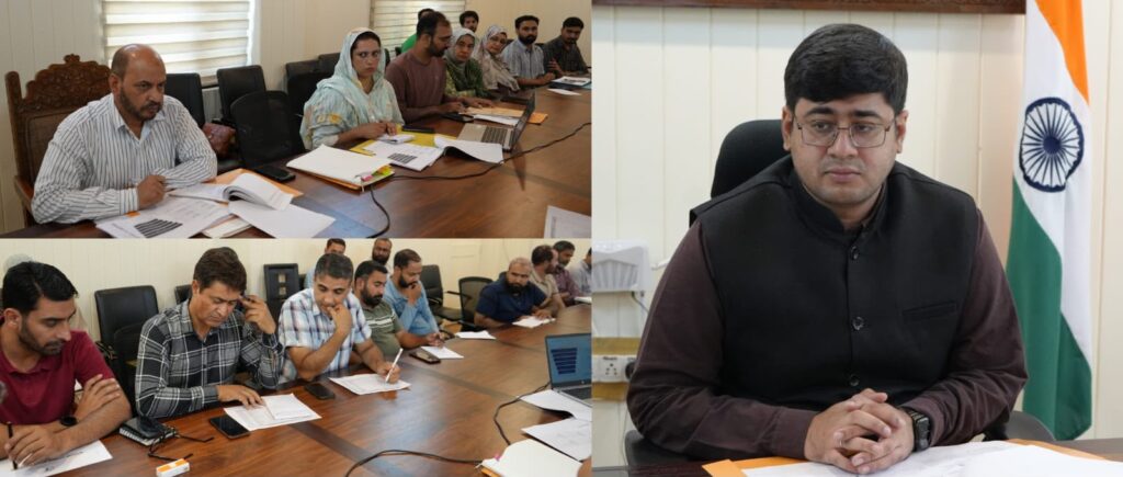 DC Ganderbal reviews Mission YUVA progress; DLIC Approves 233 Beneficiary Cases