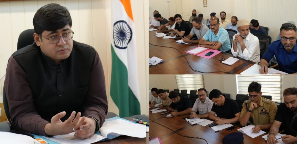 DC Ganderbal reviews preparations for Annual Harmukh Gangbal Yatra-2026
