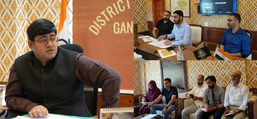 DC Ganderbal reviews progress on AgriStack Farmer Registration