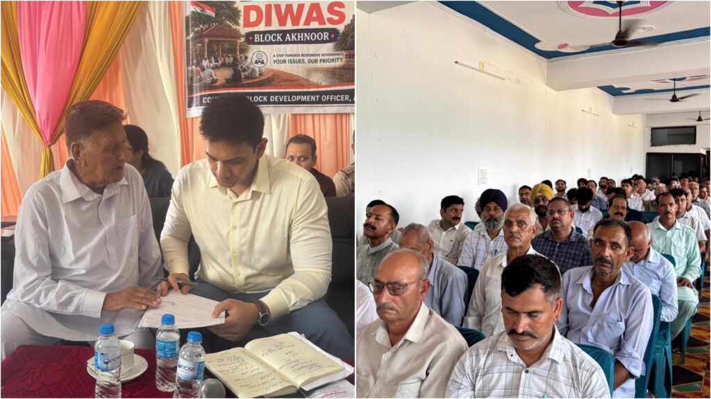 Block Diwas: DC Jammu listens to public grievances at Akhnoor