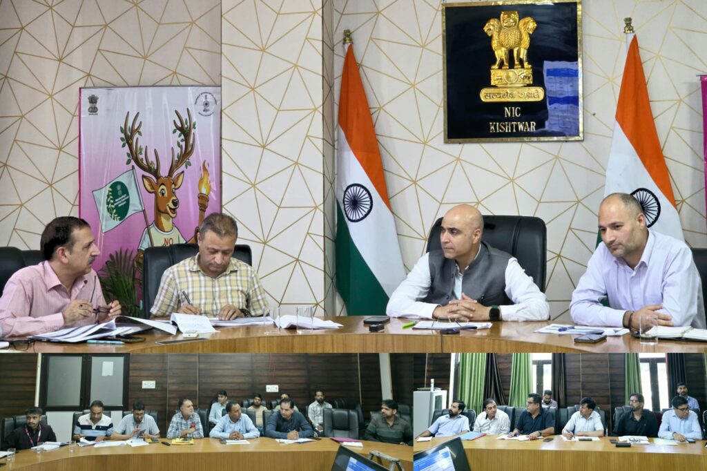 DC Kishtwar reviews progress under Aspirational Blocks Programme