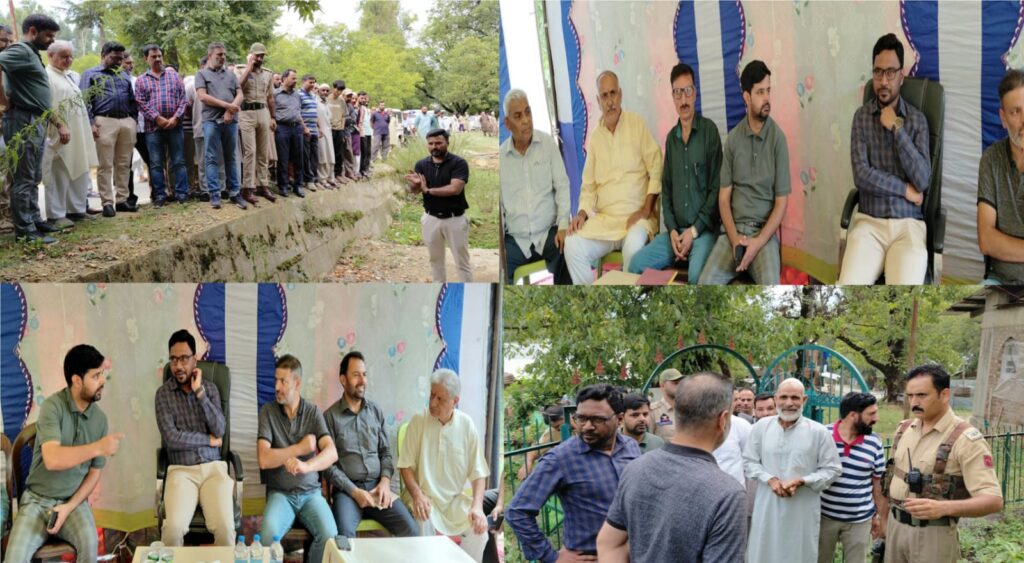 DC Kupwara Visits Tekipora Lolab, Reviews Development and Public Issues
