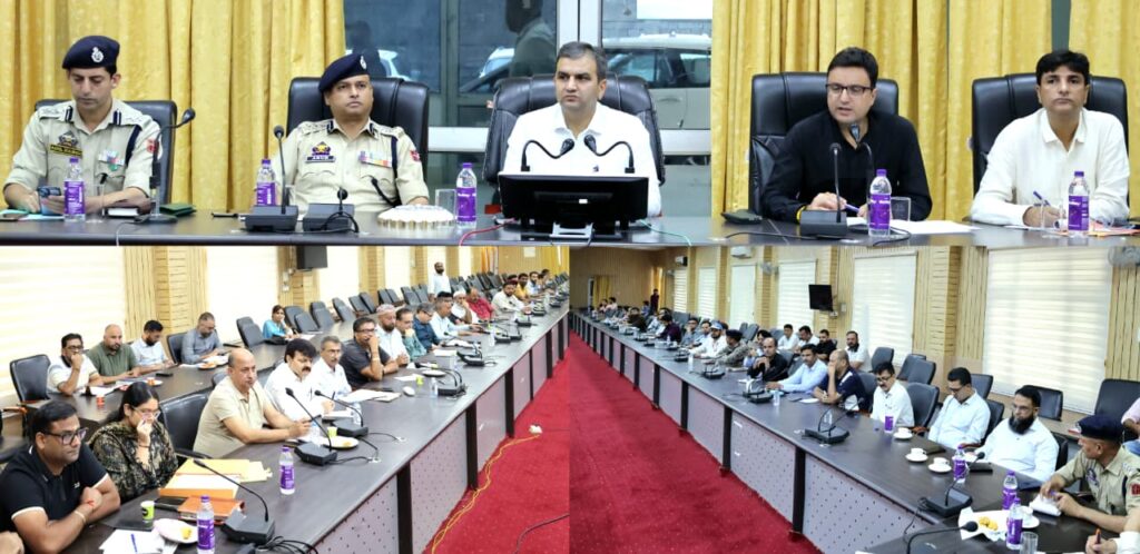 DC Ramban finalises arrangements for Har Ghar Tiranga Campaign, 80th I-Day Celebrations