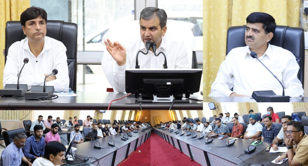 DC Ramban reviews preparedness for Digital Crop Survey