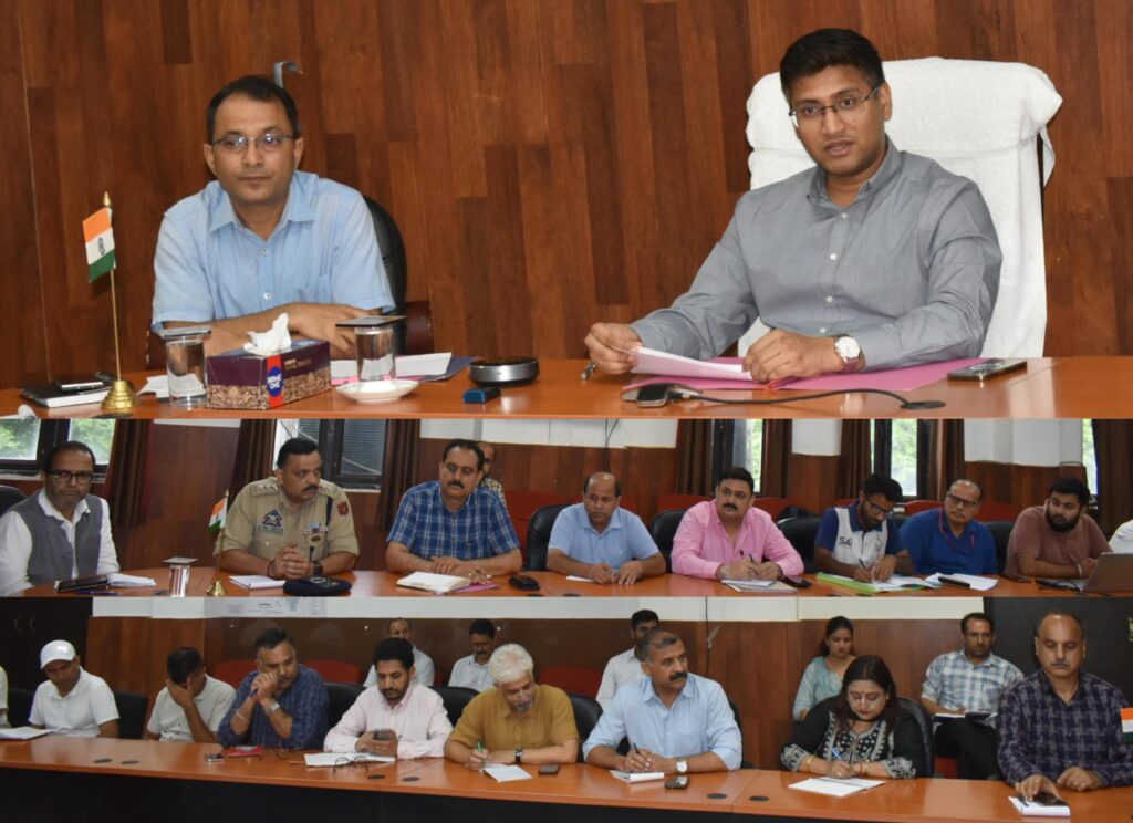 DC Reasi reviews preparations for Har Ghar Tiranga, 150 Years of Vande Mataram celebration