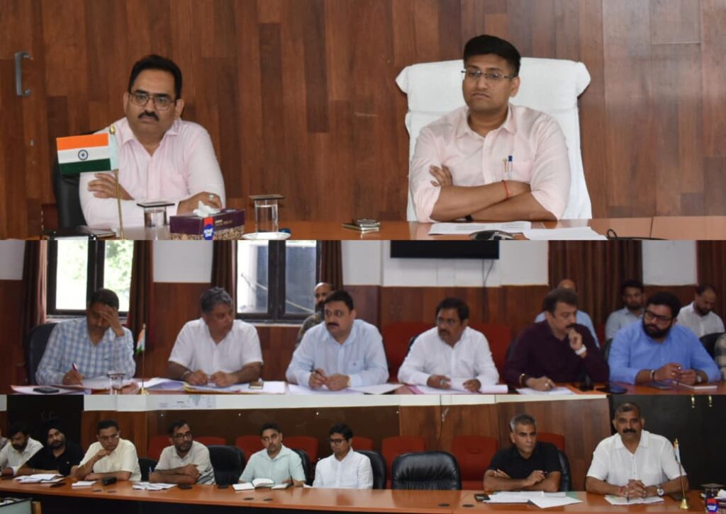 DC Reasi reviews progress of Water Supply Schemes, stresses timeline completion