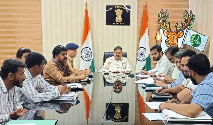 DC Poonch reviews Telecom Services status in district