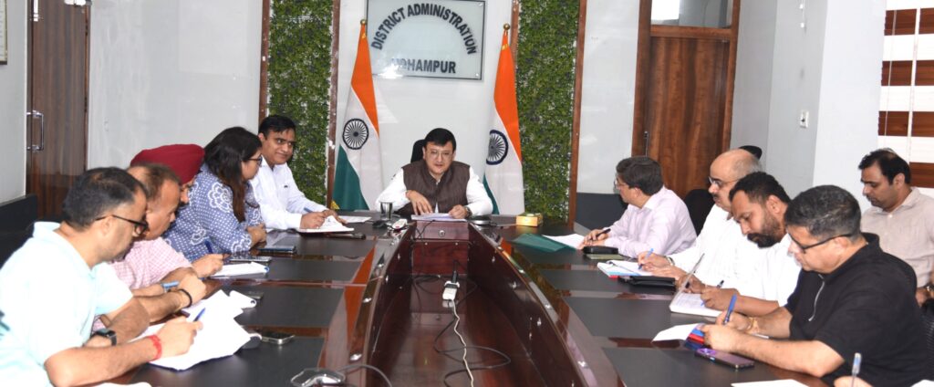 DC Udhampur reviews implementation of social security, labour welfare schemes in district