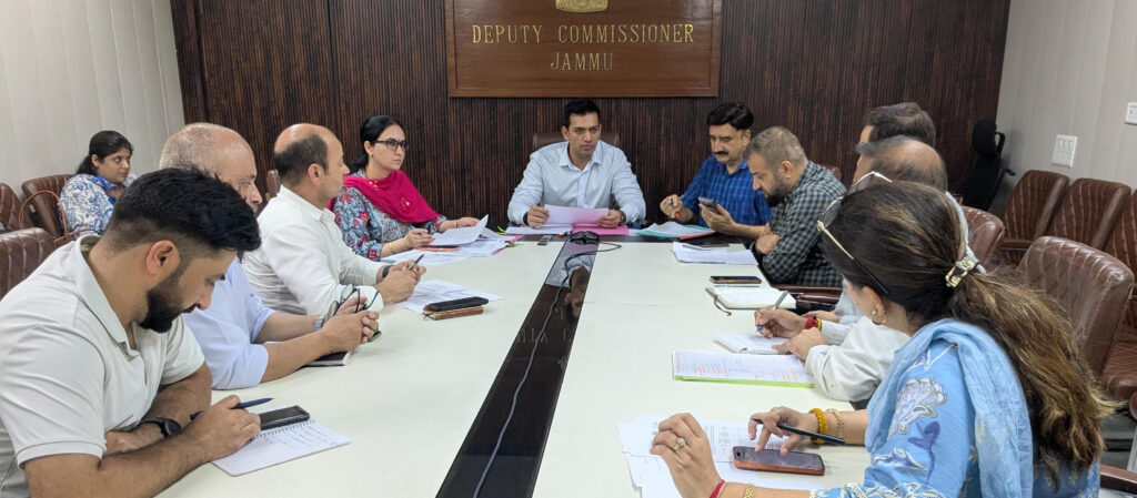 DC Jammu reviews progress of Mission YUVA in district
