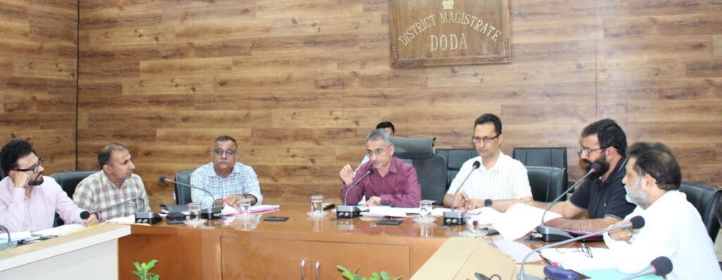 DDC Doda reviews progress of District Capex Works
