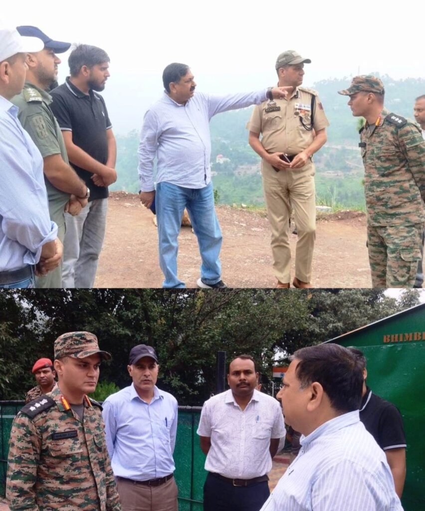 DDC Poonch inspects Poonch-BG Road ahead of Shri Budha Amarnath Ji Yatra