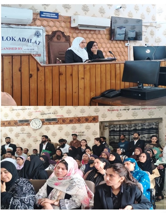 DLSA Srinagar organizes Special Lok Adalat for Matrimonial Cases