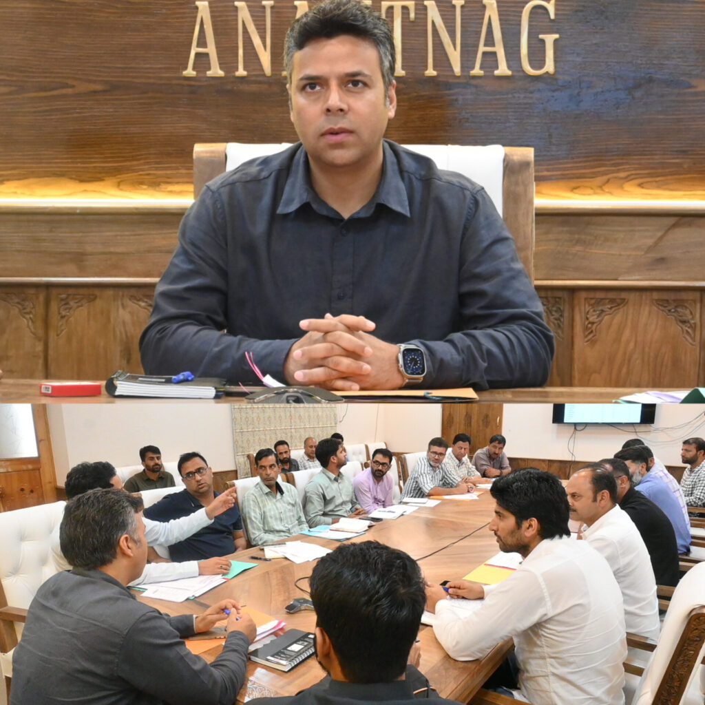 DC Anantnag reviews Progress of PMAY