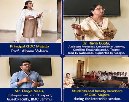 GDC Majalta concludes 15-Day AI Internship