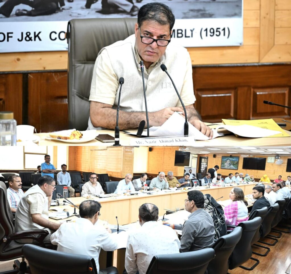 Gurezi chairs Committee on Estimates meet, reviews key issues on forest conservation, community rights, infrastructure in J&K