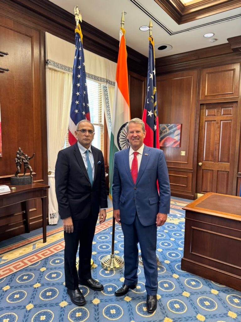 Envoy Vinay Mohan Kwatra deepens India-US ties through talks on trade, education, investment in Georgia