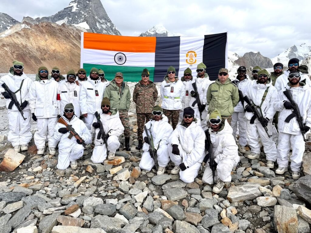 GoC 14 corps reviews operational preparedness of troops in Siachen sector in Ladakh