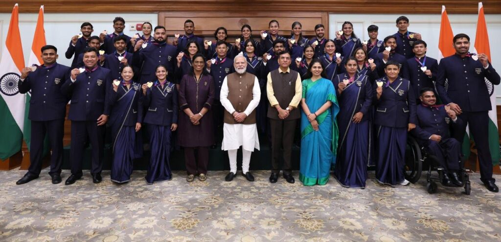 “Your medals inspire more than words”: PM Modi lauds CWG 2026 medallist