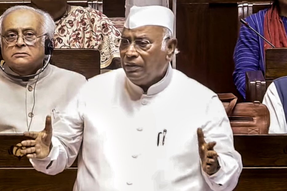 Register case against those who purified stage after my speech in Haldwani: Mallikarjun Kharge
